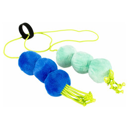 Produktbild von Coockoo Katzenspielzeug Bällchen Dizzy Dangle blau/grün