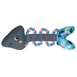 Produktbild von CoolPets Pull me! Fishy Rope Hundespielzeug