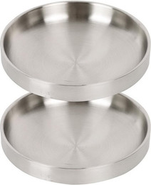 Produktbild von Coonoor Futternapf 2 x Futternapf Katze Edelstahl, Katzennäpfe Metall 304