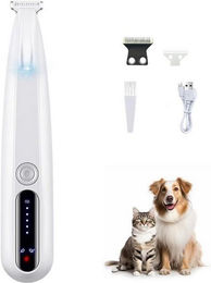 Produktbild von Coonoor Hundeschermaschine Haustierhaarschneider 2-Gang mit LED-Licht und Display