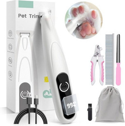 Produktbild von Coonoor Hundeschermaschine Kabelloser Pfotentrimmer mit LED-Display