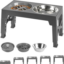 Produktbild von Coonoor Napf-Set Hunde Futterstation verstellbar