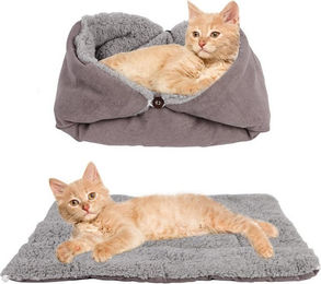 Produktbild von Coonoor Tierbett Katzenbett Matte, 3 in 1 Katzenkissen,Waschbar Katzenbett Flauschig