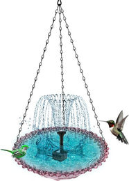 Produktbild von Coonoor Vogeltränke Solar-Vogeltränke mit Brunnen Solarbrunnen