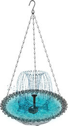 Produktbild von Coonoor Vogeltränke Solar-Vogeltränke mit Brunnen Solarbrunnen