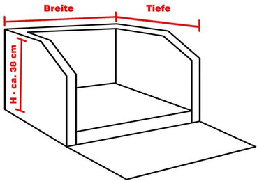 Produktbild von CopcoPet Hundeautositz Rücksitz und Vordersitz Autohundebett