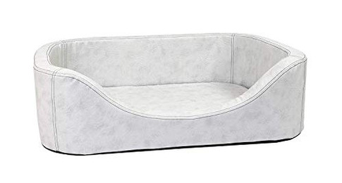Produktbild von CopcoPet Hundebett Stella L 80 x 60 cm Antik Weiß