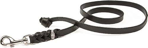 Produktbild von CopcoPet Hundeleine aus Premium Rindsleder ohne Handschlaufe - 1 m