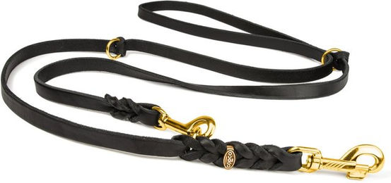 CopcoPet Hundeleine Fettlederleine Hundeleine geflochten dreifach – Bild 1 von 7