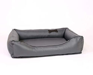 Produktbild von CopcoPet Tierbett Paco Hundebett Grau XXL - 125 x 90 cm Visco (orthopädisch)
