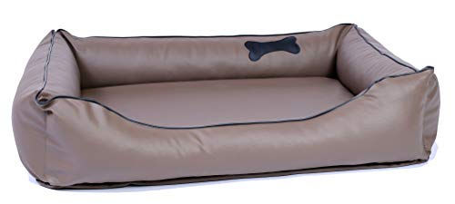 CopcoPet Tierbett Paco Hundebett Mocca XXL - 125 x 90 cm Schaumstoff - Kissen – Bild 1 von 3