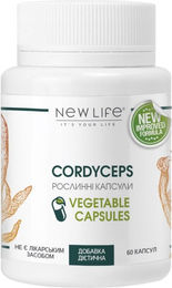 Produktbild von Cordyceps Chinesischer Pilz Extrakt Nahrungsergänzungsmittel Kapseln - New Life 60 capsules (for 1 month)
