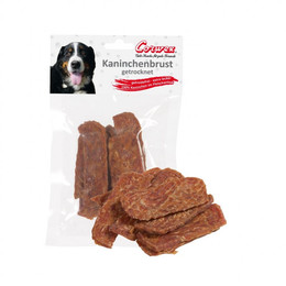 Produktbild von Corwex Kaninchenbruststreifen getrocknet Hundesnack - 12 x 70 g