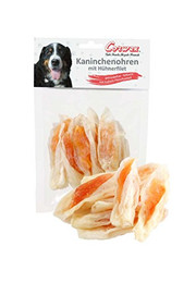 Produktbild von Corwex Kaninchenohren mit Hühnerfilet Hundesnack - 70 g