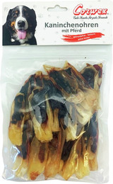 Produktbild von Corwex Kaninchenohren mit Pferd Hundekauartikel - 9 x 200 g