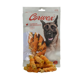 Produktbild von Corwex Kaurolle mit Hühnerbrust für Hunde - 4 x 250 g