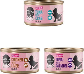 Produktbild von Cosma Asia Kitten Nassfutter Mixpack - 6 x 85 g