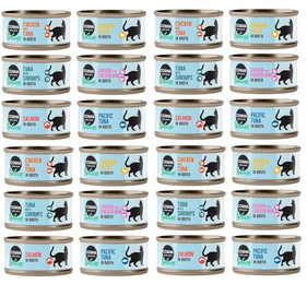 Produktbild von Cosma Nature Premium Katzennassfutter Mixpaket mit Snackies Maxi Tube - 24 x 70 g