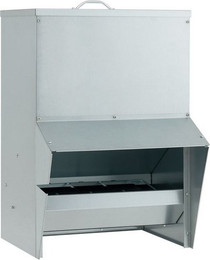 Produktbild von COSTWAY automatischer Futterautomat mit Deckel - 22 kg
