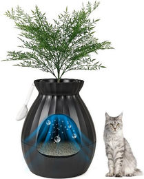 Produktbild von COSTWAY elektronische Katzentoilette mit Sterilisation und Haube