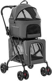 Produktbild von COSTWAY Hundebuggy 3 in 1 klappbar bis 15 kg