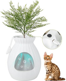 Produktbild von COSTWAY Katzentoilette, 63L Katzenklo, intelligente Geruchsentfernung & Sterilisation