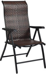 Produktbild von COSTWAY Klappbarer Gartentisch mit verstellbarer Rückenlehne