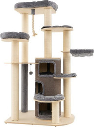 Produktbild von COSTWAY Kratzbaum Katzenbaum 173 cm deckenhoch mit 3 Katzenhöhlen