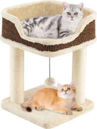 Produktbild von COSTWAY Kratzbaum, Katzenbaum, Kletterbaum, Katzenmöbel, mit