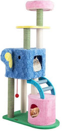 Produktbild von COSTWAY Kratzbaum, Katzenbaum, mit 2 Höhlen,