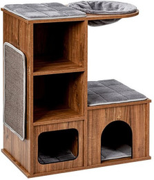 Produktbild von COSTWAY Kratzbaum Katzenbaum mit Höhle und Matten