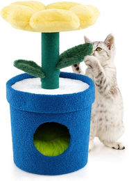 Produktbild von COSTWAY Kratzbaum, Katzenkratzbaum, mit Katzenhöhle, 72cm