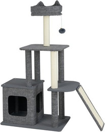 Produktbild von COSTWAY Kratzbaum mit Höhle, Sisal-Rampe und Spielball
