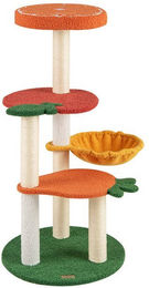 Produktbild von COSTWAY Mehrstöckiger Katzenbaum mit drehbarem Korb und Plattform