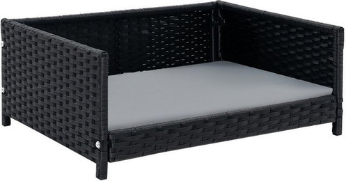 Produktbild von COSTWAY Tierbett, Hundebett mit abnehmbarem Kissen, 62x46x25cm