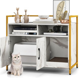 Produktbild von COSTWAY Tierhaus Katzenhaus, Katzenhöhle, mit offenem