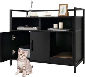 Produktbild von COSTWAY Tierhaus Katzenhaus, Katzenhöhle, mit offenem