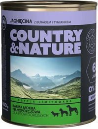 Produktbild von COUNTRY&amp;NATURE Getreidefreies Lammfleischfutter 800 g