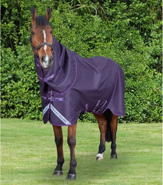 Produktbild von Couverture d'extérieur pour cheval avec couvre-cou classique Premier Equine Stratus 600D Series 0 g