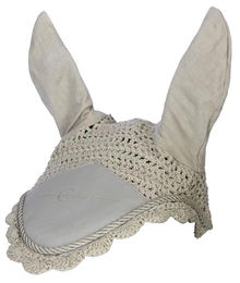 Produktbild von Covalliero Fliegenhaube Duavita beige Pony