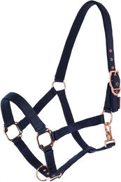 Covalliero Halfter Classy Navy mit Roségold Größe Cob – Bild 1 von 9