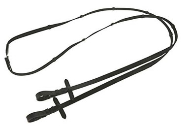 Produktbild von Covalliero Kerbl Antislip Gummizügel schwarz Full 15 mm