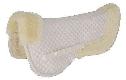 Produktbild von Covalliero Sattelkissen weiß Webpelz Pony