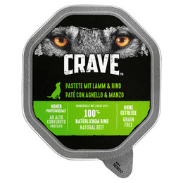 Produktbild von CRAVE Adult Pastete mit Lamm und Rind - 14 x 150 g