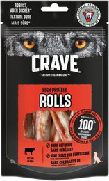 Produktbild von CRAVE High Protein Rolls Rind - 8 x 50 g
