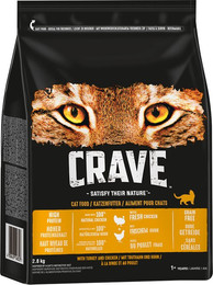Produktbild von CRAVE Katzentrockenfutter mit Truthahn und Huhn - 3 x 2,8 kg