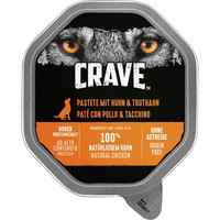 Produktbild von CRAVE Pastete Huhn & Truthahn Hundenassfutter - 28 x 150 g