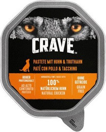 Produktbild von CRAVE Pastete Huhn und Truthahn - 14 x 150 g