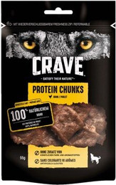 Produktbild von CRAVE Protein Chunks Lachs - 6 x 55 g