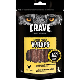 Produktbild von CRAVE Protein Wraps mit Huhn - 10 x 50 g
